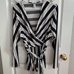 H&M Surplice Blouse, Size XL